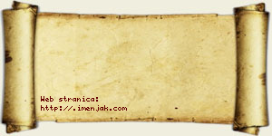 Jasna Džaković vizit kartica